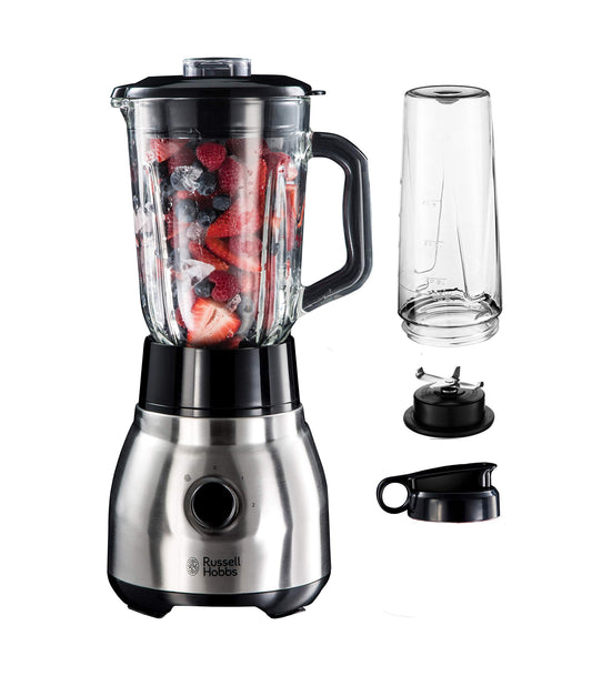 Russell Hobbs 2-in-1 Standmixer, Smoothie Maker Edelstahl
